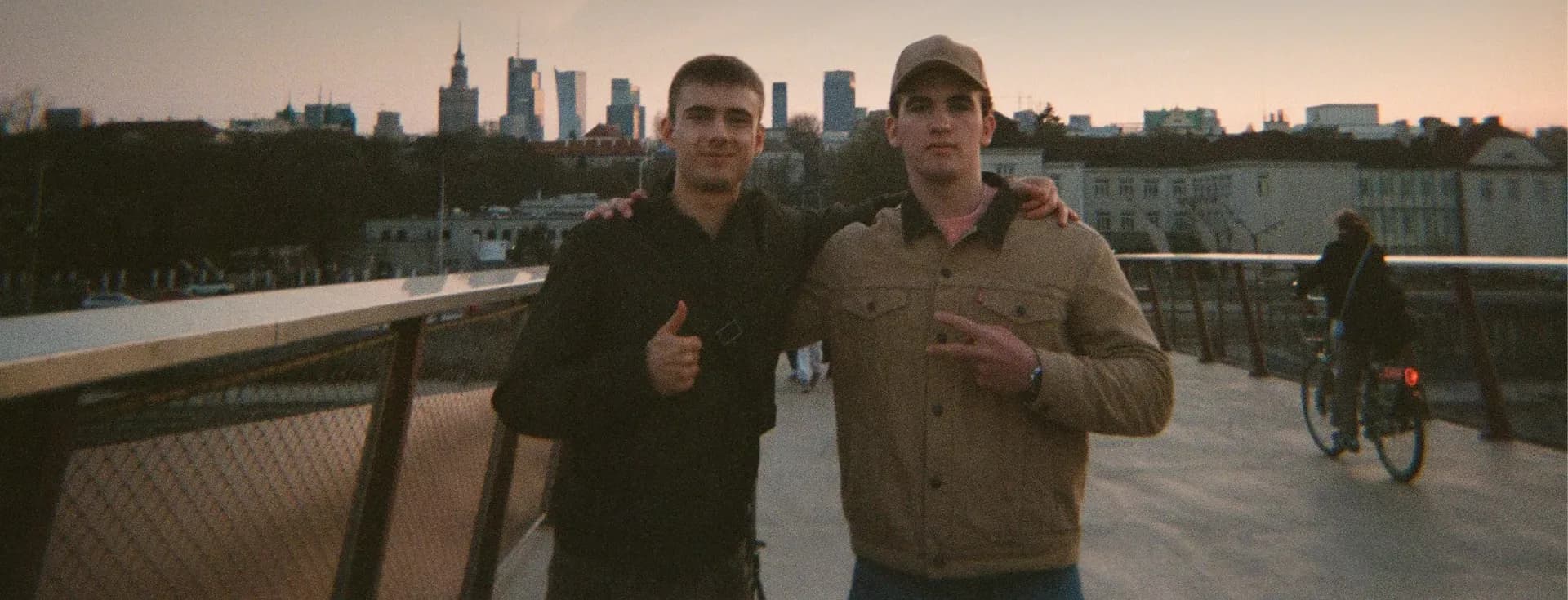 Dmytro and Maksym, Vydko Frames founders, Warsaw